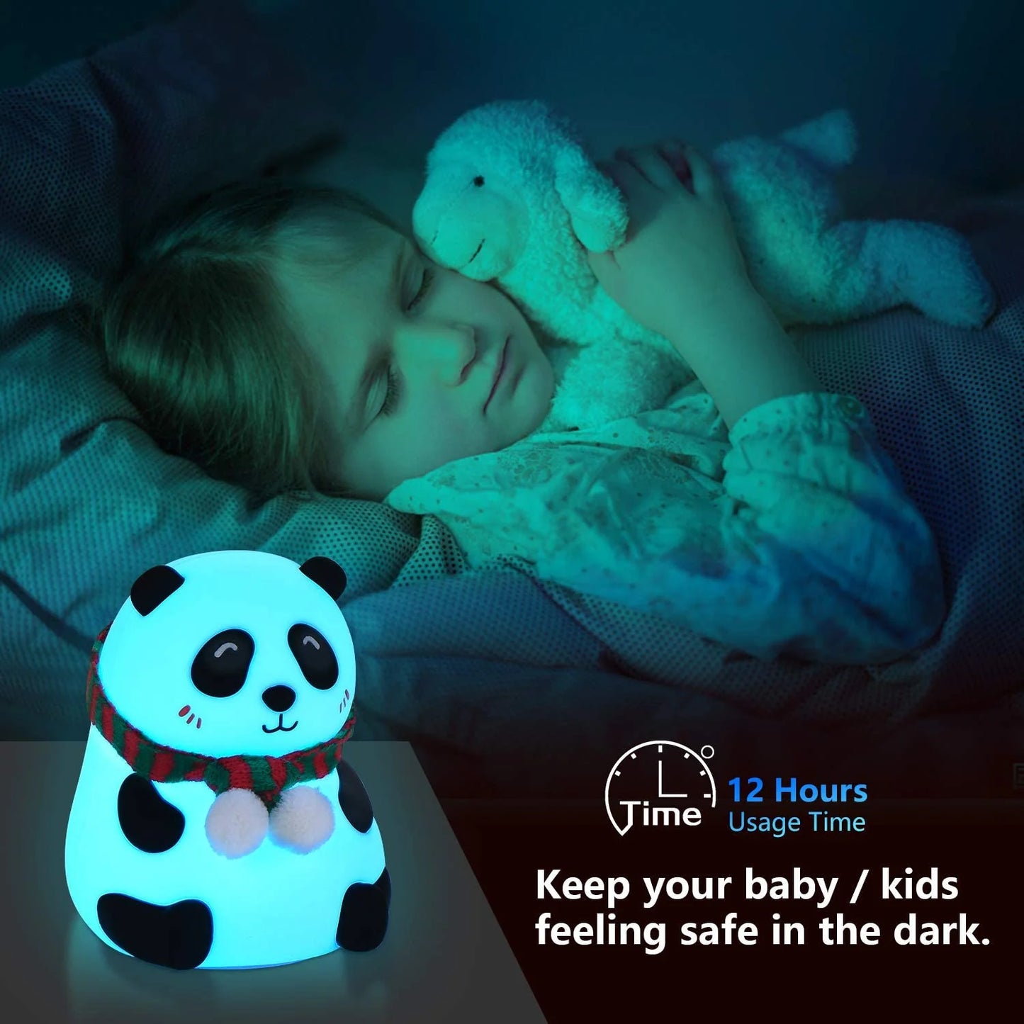 PandaGlow™ - Silicone Panda Night Lamp