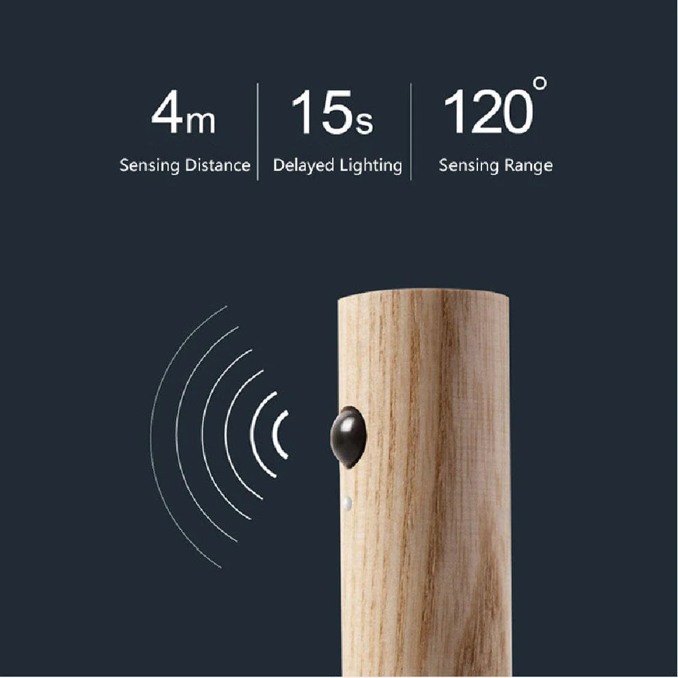 MysticRay™ - Smart Wooden Sensor Light