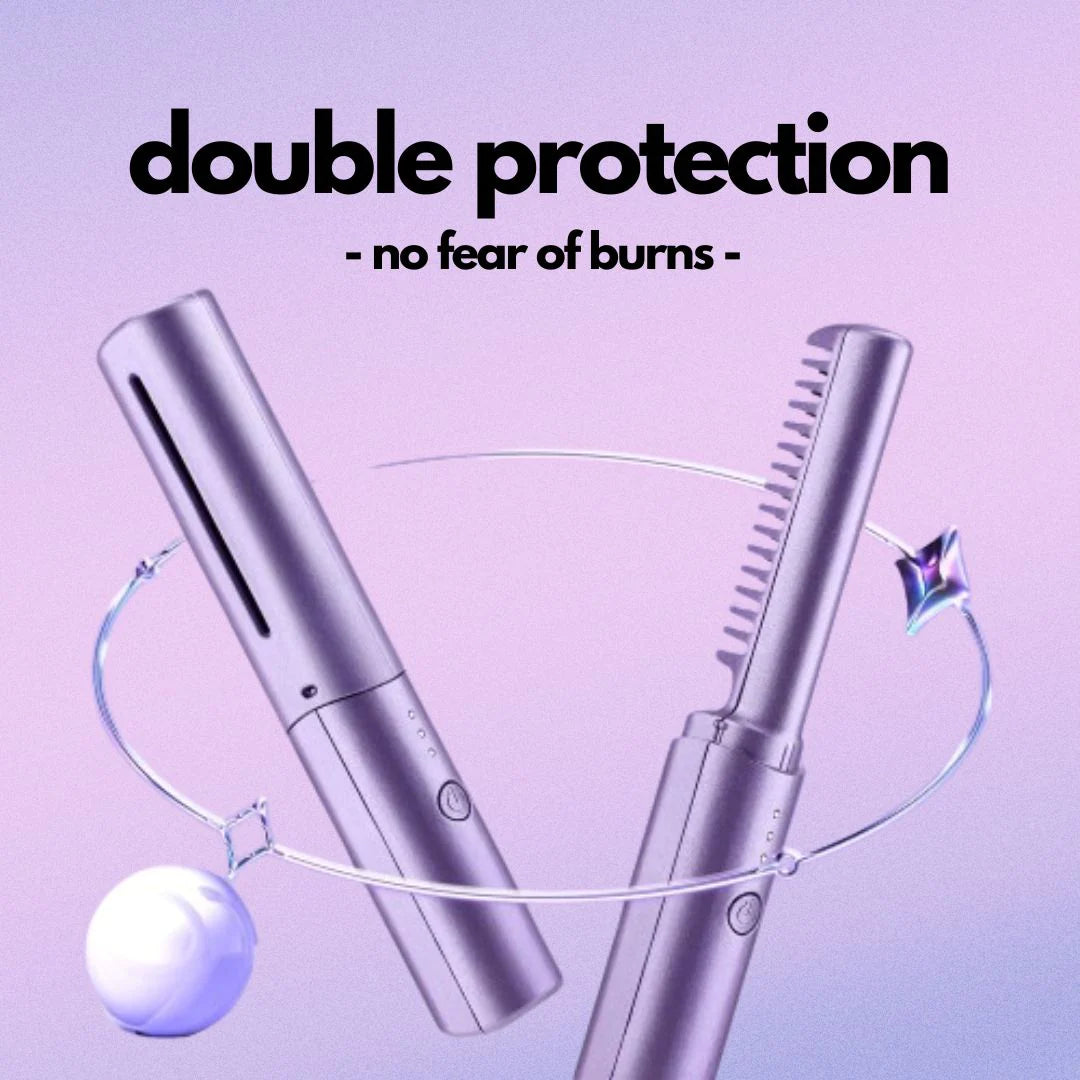 Silkora™ - 2 in 1 Wireless Hair Styling Comb