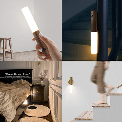 MysticRay™ - Smart Wooden Sensor Light